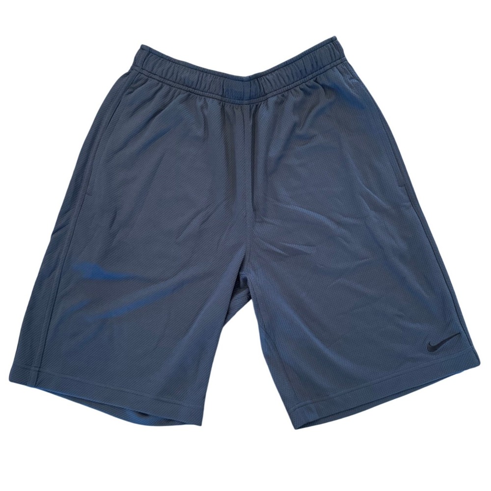 Nike Dri-FIT Mens Mesh Basketball Shorts Gray Size Medium Training Activewear